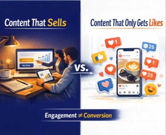 Content That Sells vs. Content That Only Gets Likes
