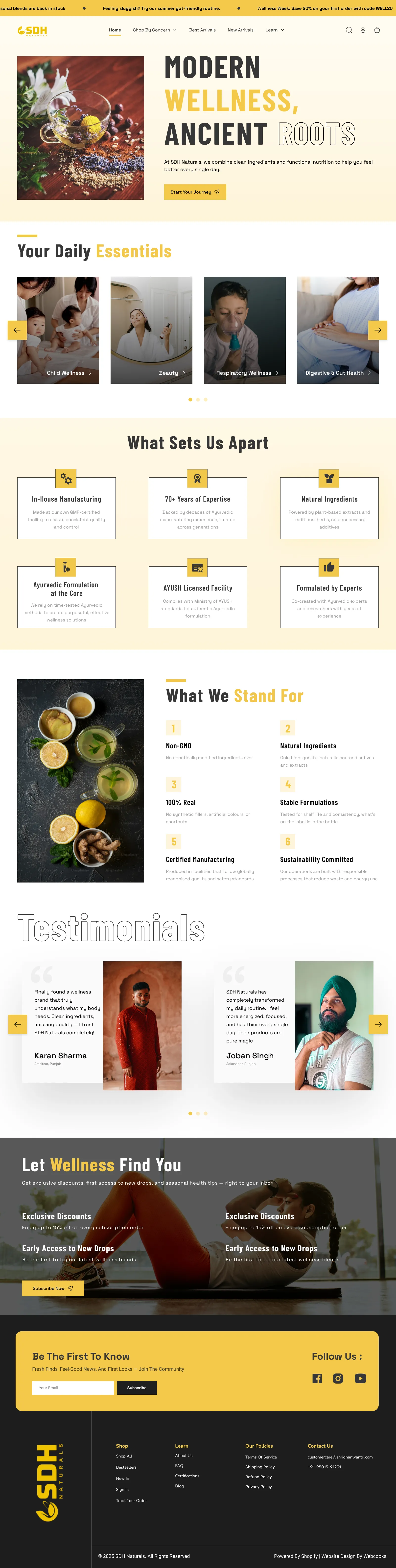 Portfolio website design showing modern layouts and graphics