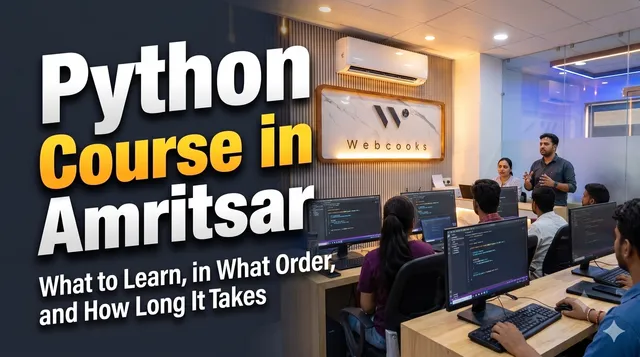 Python Course in Amritsar: What to Learn, in What Order, and How Long It Takes