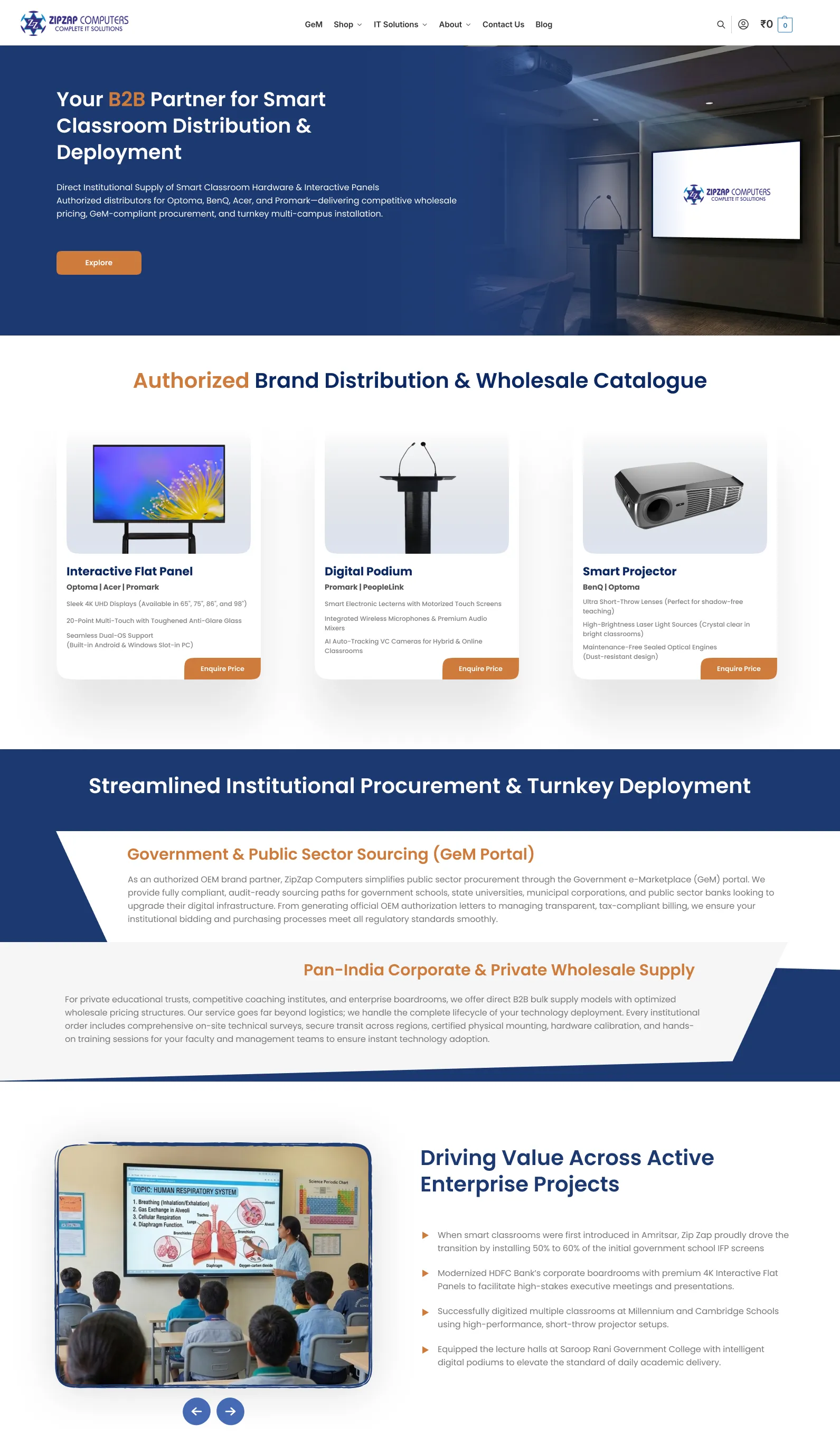 Portfolio website design featuring dynamic elements and sections