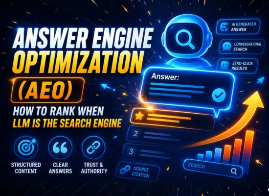 Answer Engine Optimization (AEO): How to Rank When LLM is the Search Engine