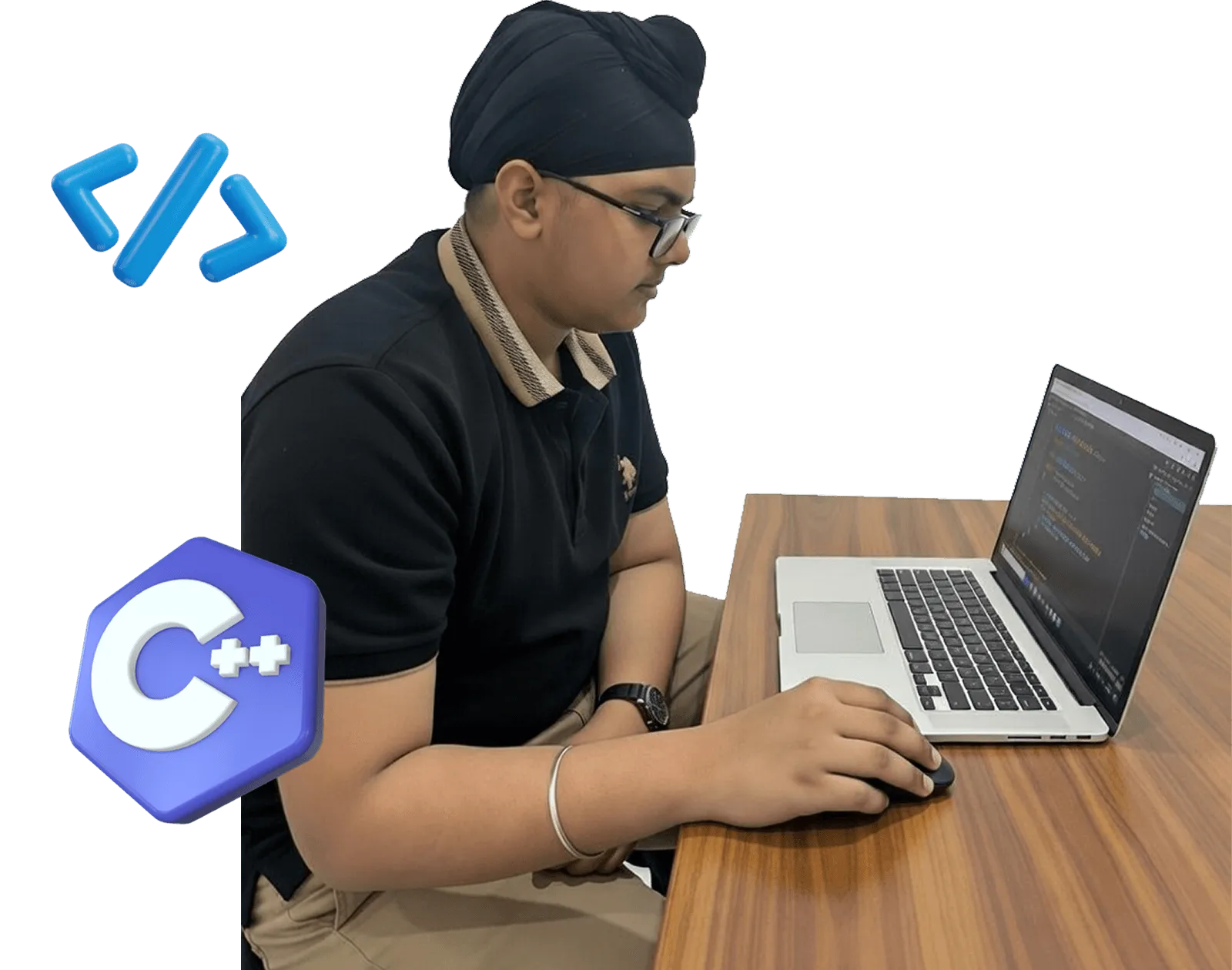 C and C++ programming course student