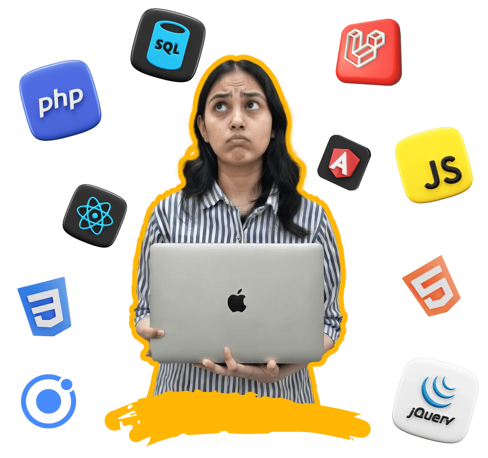 Frameworks and languages illustration