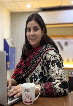Jasmine, a Webcooks IT Training Institute student in Amritsar