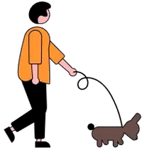 Walking Man Animation Representing Student Career Journey at Webcooks
