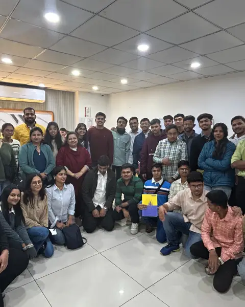 Interactive session with DAV students at Webcooks Digital Marketing Institute